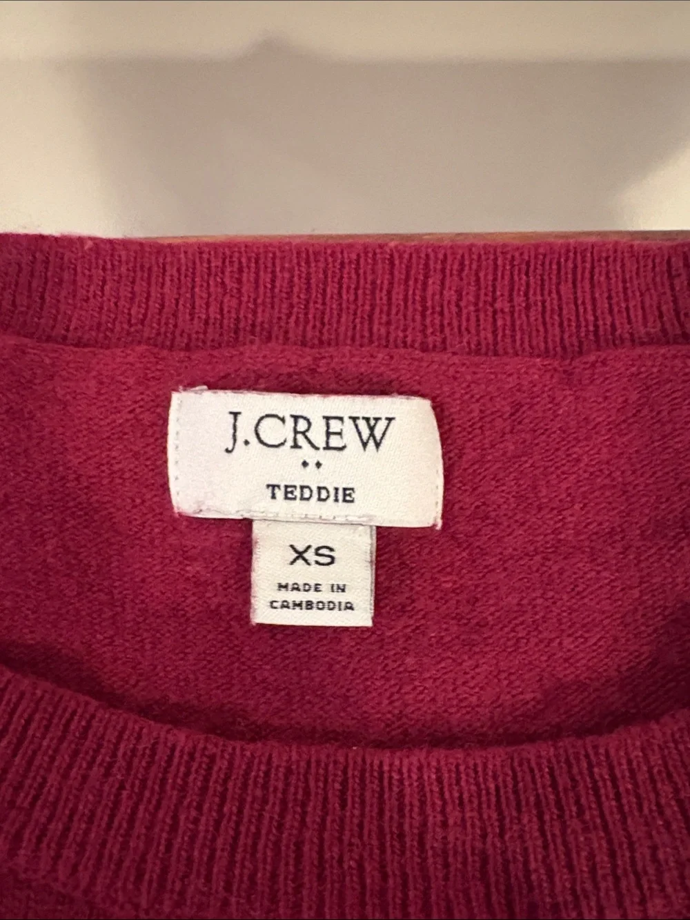 J Crew Teddie Wool Blend Sweater Size XS